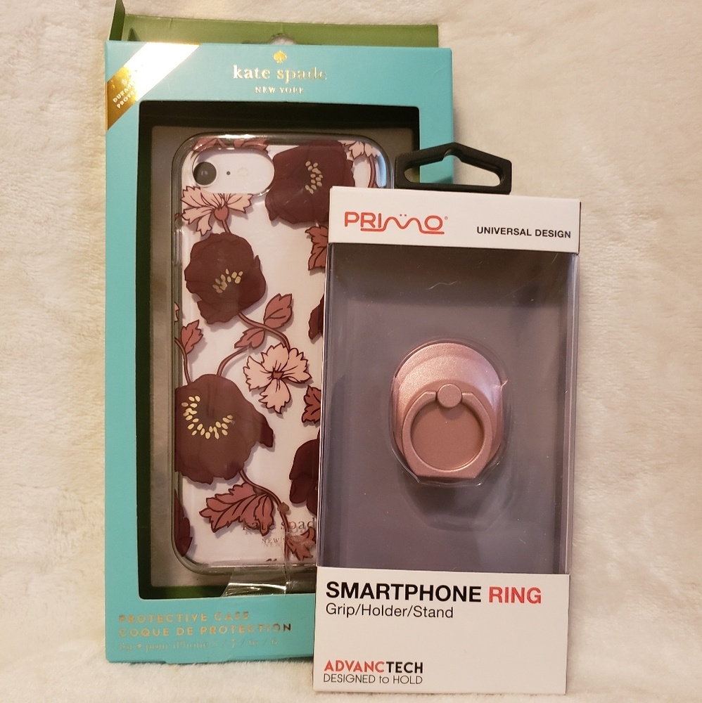 Kate spade iPhone case, primo smartphone ring